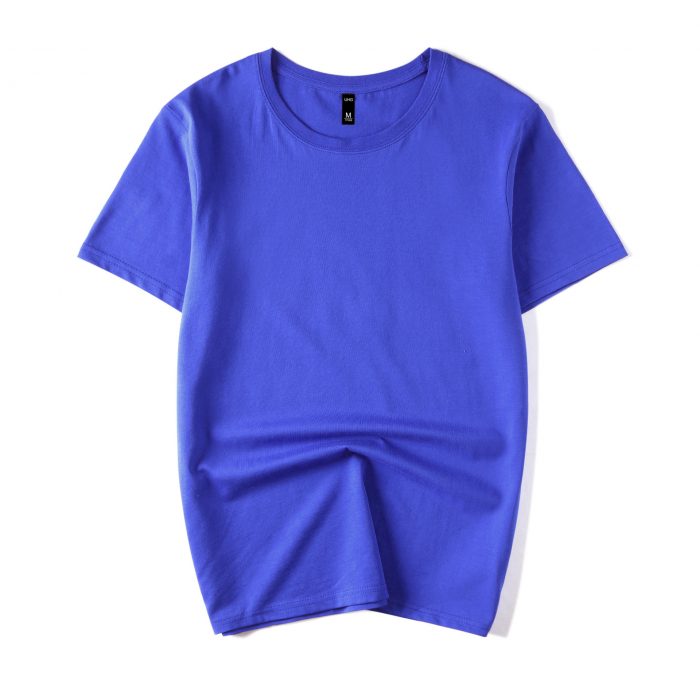 Royal blue Men's short sleeve T-shirt